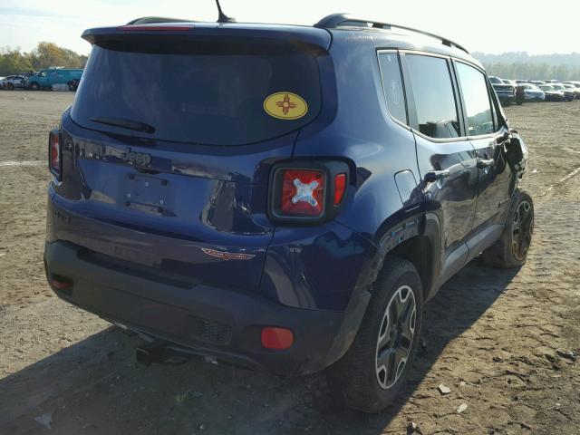 ZACCJBCT5GPC82250 - 2016 JEEP RENEGADE T BLUE photo 4