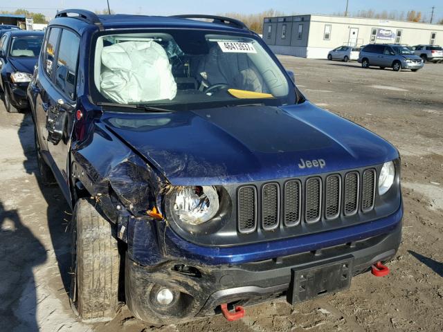 ZACCJBCT5GPC82250 - 2016 JEEP RENEGADE T BLUE photo 9