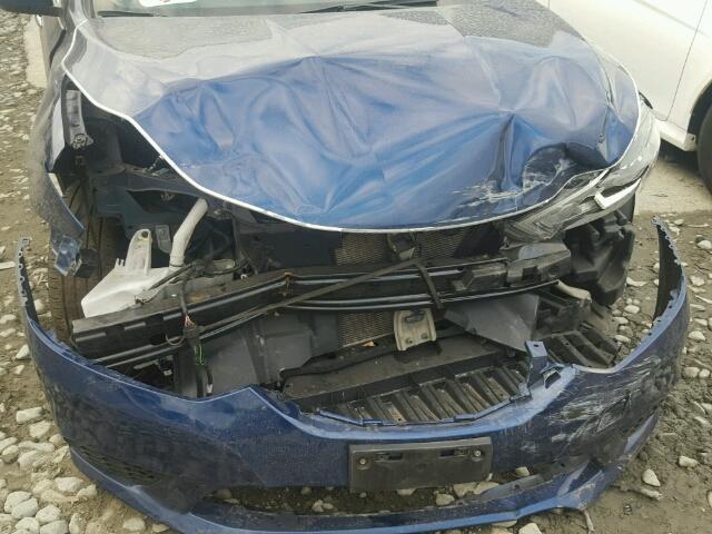 3N1AB7AP1GY330686 - 2016 NISSAN SENTRA S BLUE photo 9