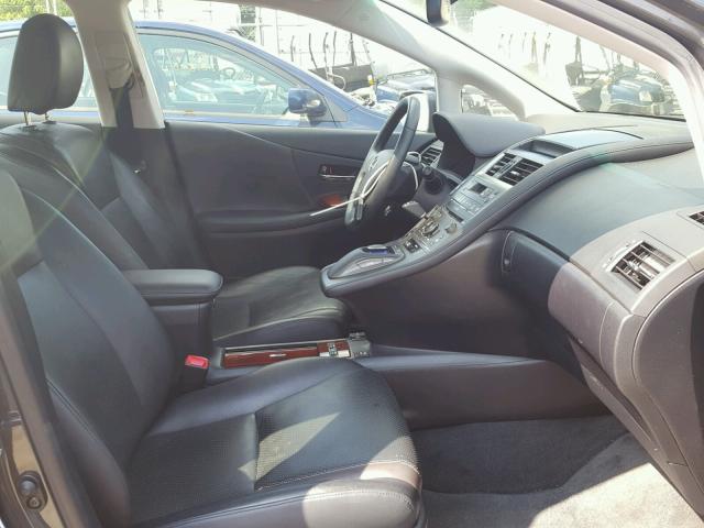 JTHBB1BA4A2021209 - 2010 LEXUS HS 250H GRAY photo 5