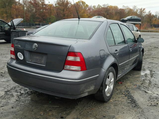 3VWSK69M74M054326 - 2004 VOLKSWAGEN JETTA GLS GRAY photo 4