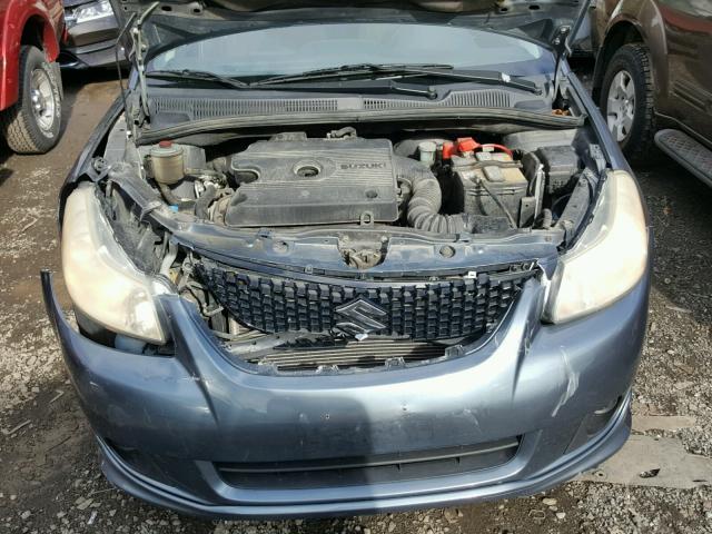 JS2YC415685108445 - 2008 SUZUKI SX4 CONVEN GRAY photo 7