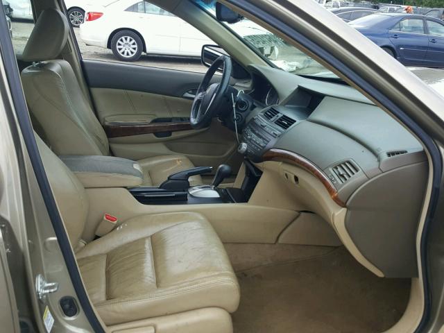 1HGCP26898A064370 - 2008 HONDA ACCORD EXL GOLD photo 5