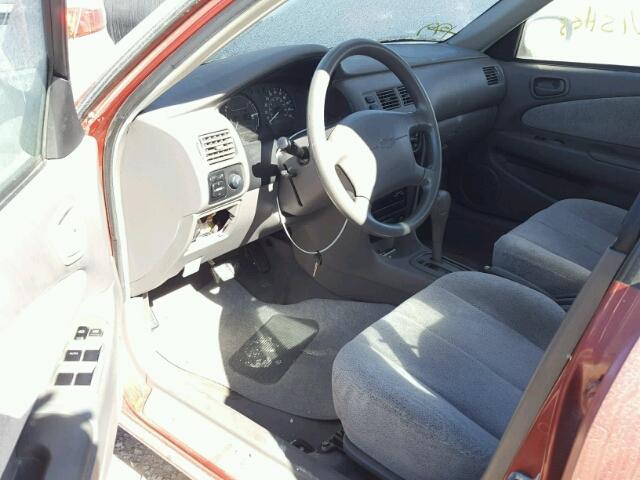 1Y1SK5280WZ411479 - 1998 CHEVROLET GEO PRIZM 红色 照片 9