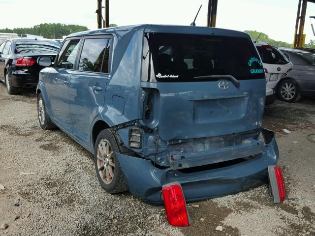 JTLKE50E181011165 - 2008 TOYOTA SCION XB Теңіз көгі фото 3