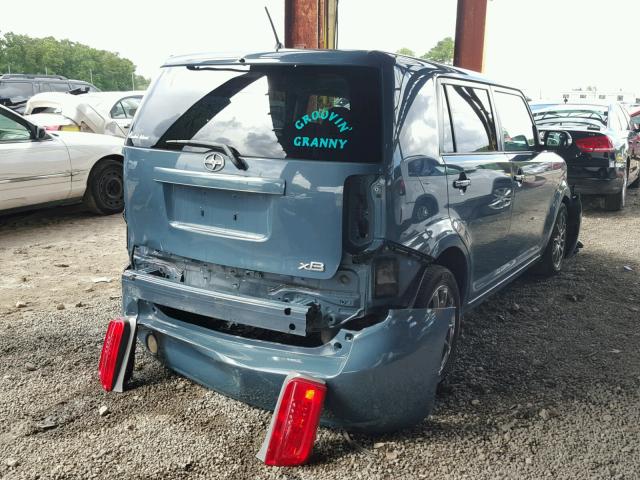 JTLKE50E181011165 - 2008 TOYOTA SCION XB Теңіз көгі фото 4