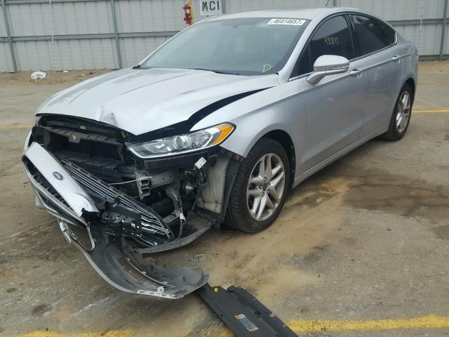 3FA6P0HR6DR257166 - 2013 FORD FUSION SE SILVER photo 2