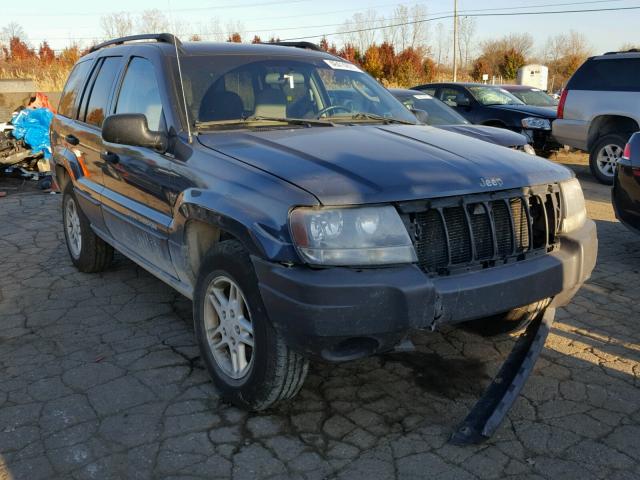 1J4GW48S44C111479 - 2004 JEEP GRAND CHER BLUE photo 1