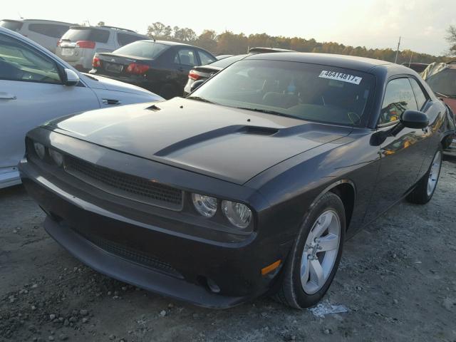 2C3CDYAG6DH670217 - 2013 DODGE CHALLENGER BLACK photo 2