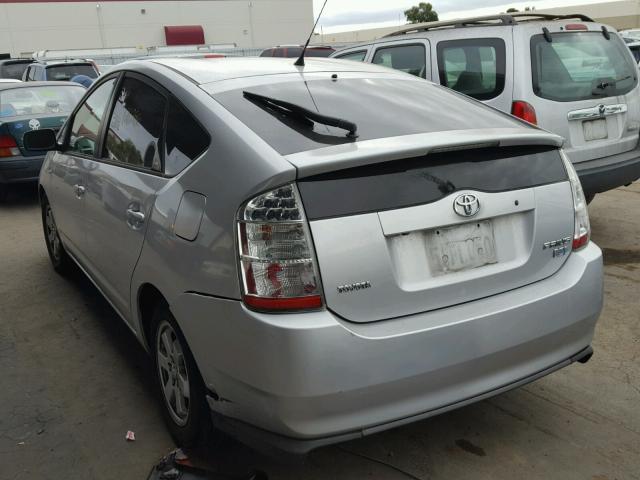 JTDKB20U163130507 - 2006 TOYOTA PRIUS 银色 照片 3