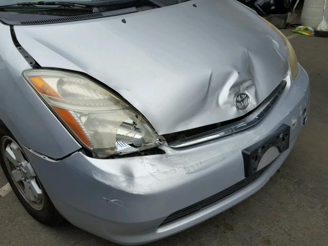 JTDKB20U163130507 - 2006 TOYOTA PRIUS 银色 照片 9