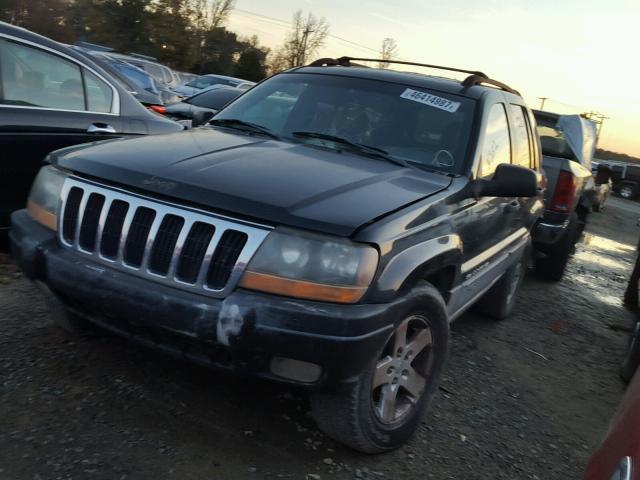 1J4GX48S41C579138 - 2001 JEEP GRAND CHER BLACK photo 2