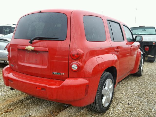 3GNBABFW1BS550646 - 2011 CHEVROLET HHR RED photo 4