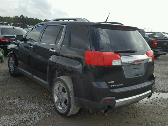 2GKFLWE55C6340320 - 2012 GMC TERRAIN BLACK photo 3