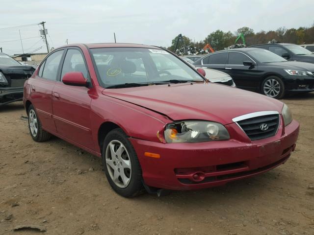 KMHDN46D75U956883 - 2005 HYUNDAI ELANTRA GL RED photo 1