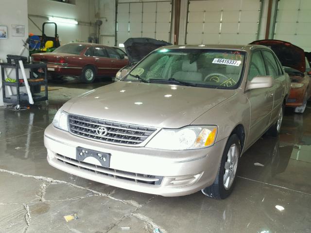 4T1BF28B54U372274 - 2004 TOYOTA AVALON XL BEIGE photo 2