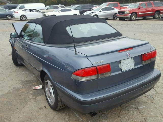 YS3DD75N5X7051412 - 1999 SAAB 9-3 S GRAY photo 3