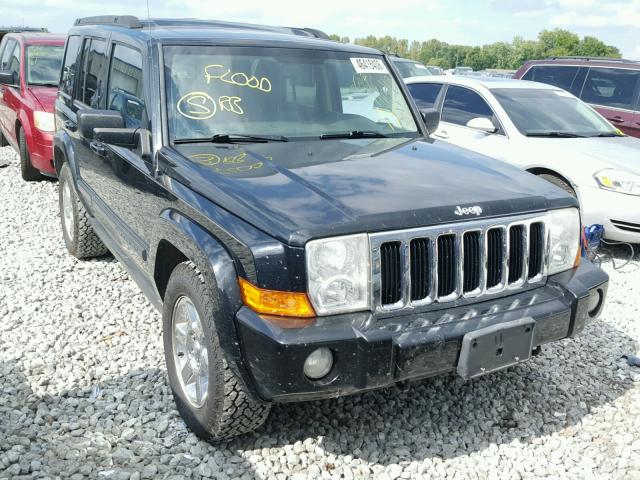 1J8HG48P97C654987 - 2007 JEEP COMMANDER BLACK photo 1
