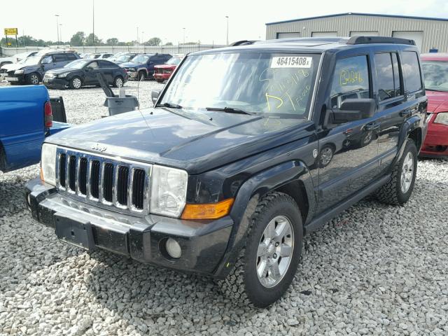 1J8HG48P97C654987 - 2007 JEEP COMMANDER BLACK photo 2