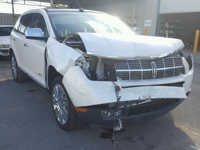 2LMDJ6JC0ABJ00450 - 2010 LINCOLN MKX WHITE photo 1