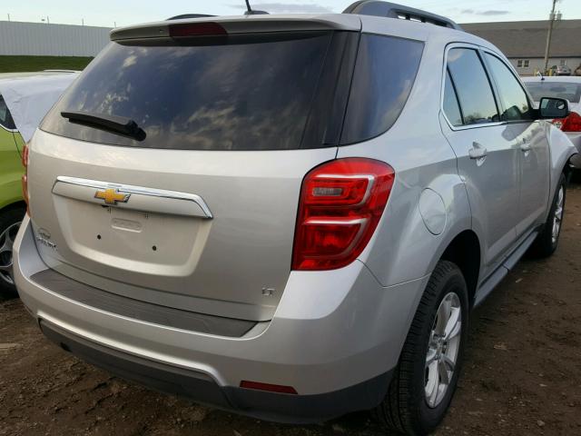 2GNALCEK7H1576084 - 2017 CHEVROLET EQUINOX LT SILVER photo 4