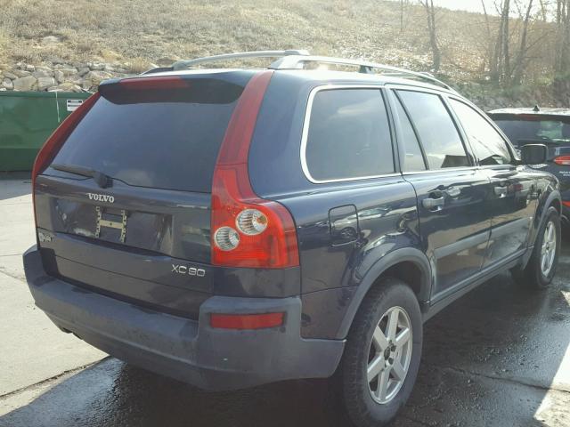 YV1CY59H331015516 - 2003 VOLVO XC90 BLUE photo 4