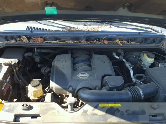 1N6BA06A15N532516 - 2005 NISSAN TITAN XE TURQUOISE photo 7