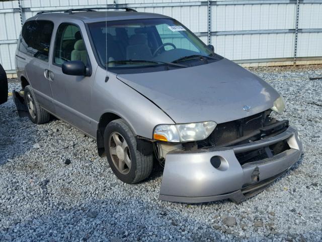 4N2ZN15T11D801125 - 2001 NISSAN QUEST GXE GOLD photo 1