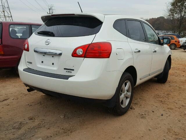 JN8AS5MV1CW384233 - 2012 NISSAN ROGUE S WHITE photo 4