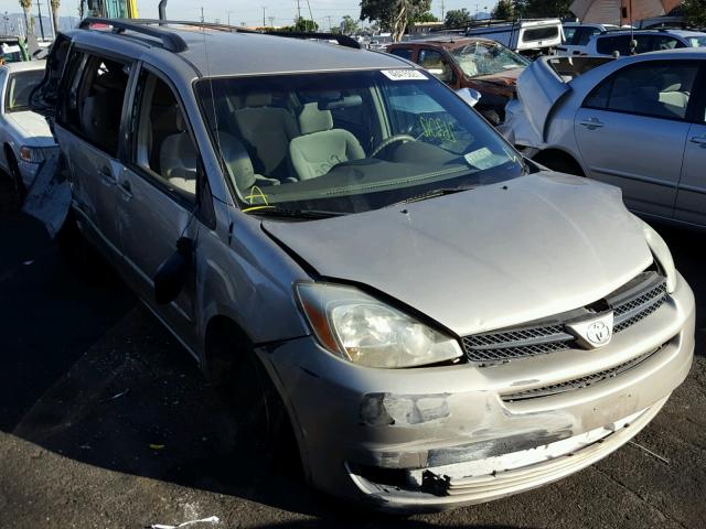 5TDZA23C45S382334 - 2005 TOYOTA SIENNA CE TAN photo 1