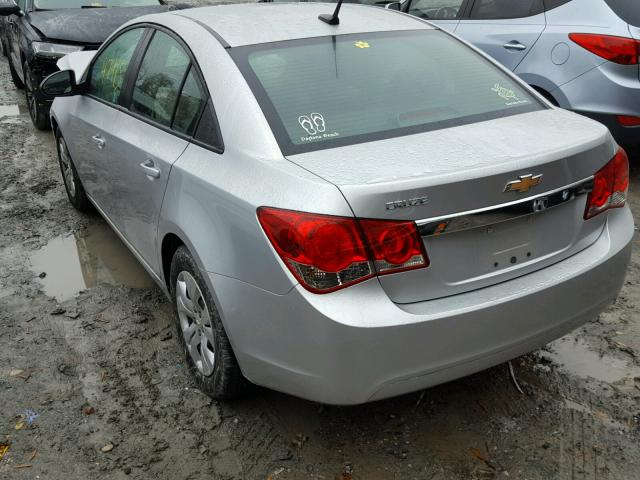 1G1PA5SG7D7170347 - 2013 CHEVROLET CRUZE LS SILVER photo 3