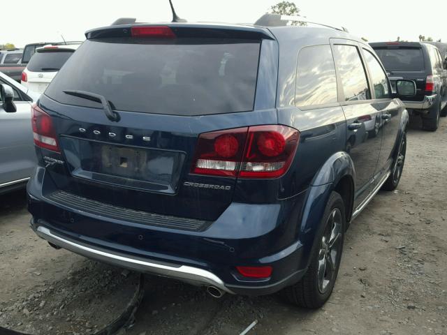 3C4PDDGG4FT720846 - 2015 DODGE JOURNEY CR BLUE photo 4