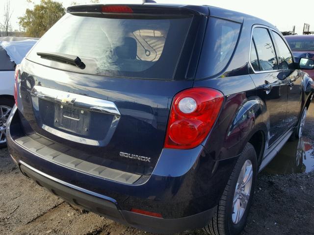 2GNALAEK8F1141334 - 2015 CHEVROLET EQUINOX LS BLUE photo 4