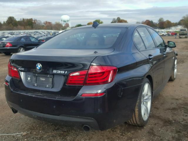 WBAFU7C51DDU74789 - 2013 BMW 535 XI Mavi fotoğraf 4