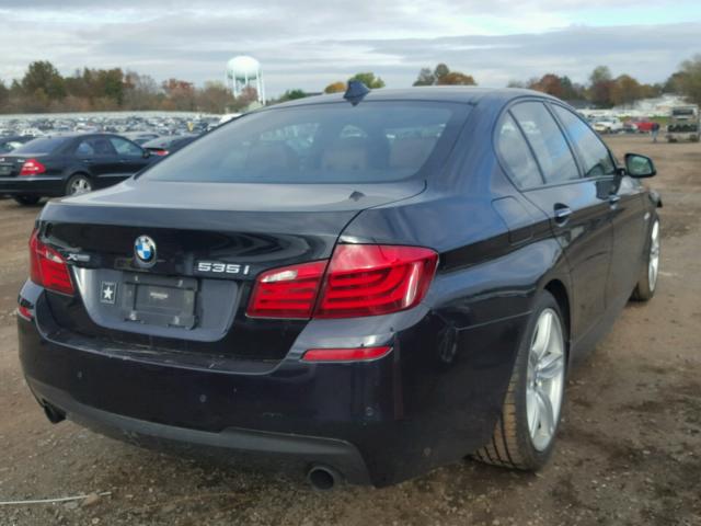 WBAFU7C51DDU74789 - 2013 BMW 535 XI BLUE photo 4