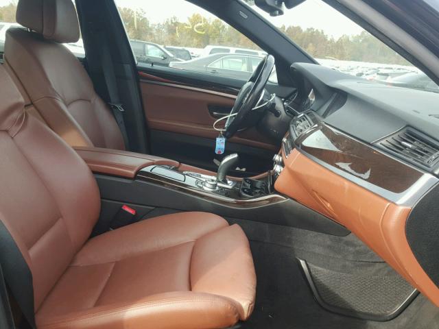 WBAFU7C51DDU74789 - 2013 BMW 535 XI Mavi fotoğraf 5