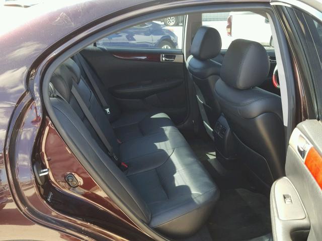 JTHBA30G165144199 - 2006 LEXUS ES 330 BURGUNDY photo 6