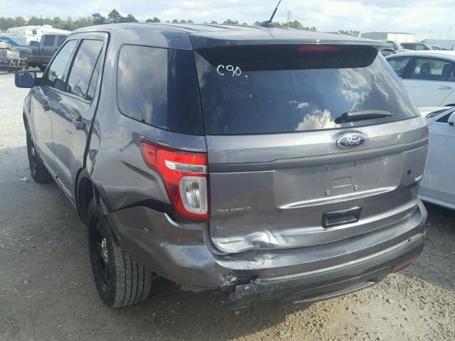 1FM5K8AR0FGA04198 - 2015 FORD EXPLORER P GRAY photo 3