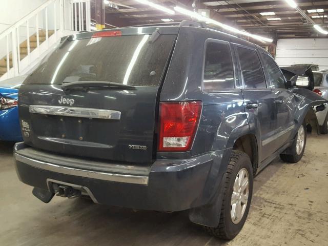 1J8HR68228C122248 - 2008 JEEP GRAND CHER GRAY photo 4