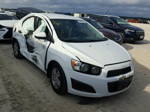 1G1JA5SHXC4212704 - 2012 CHEVROLET SONIC LS WHITE photo 1