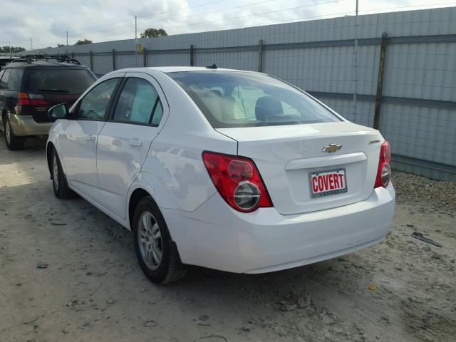 1G1JA5SHXC4212704 - 2012 CHEVROLET SONIC LS 白色 照片 3