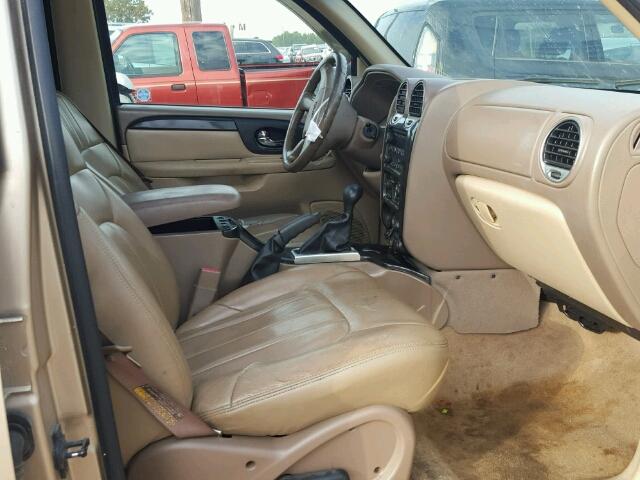 1GKES16S746139533 - 2004 GMC ENVOY TAN photo 5