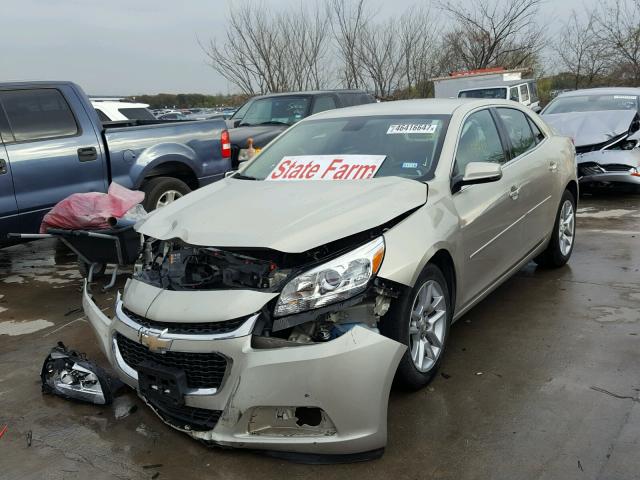 1G11C5SL4EF194321 - 2014 CHEVROLET MALIBU 1LT TAN photo 2