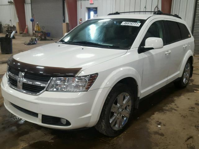 3D4PG5FV3AT216961 - 2010 DODGE JOURNEY SX WHITE photo 2