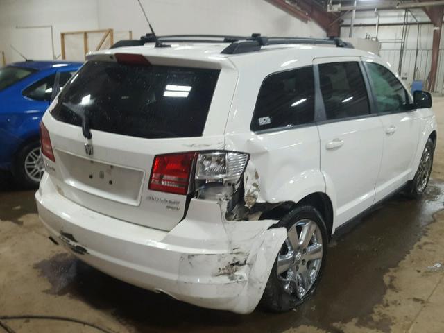 3D4PG5FV3AT216961 - 2010 DODGE JOURNEY SX WHITE photo 4