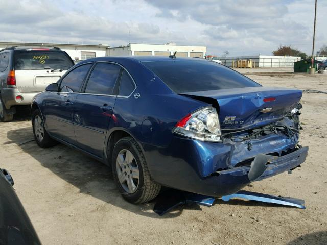 2G1WB58K769342365 - 2006 CHEVROLET IMPALA LS BLUE photo 3