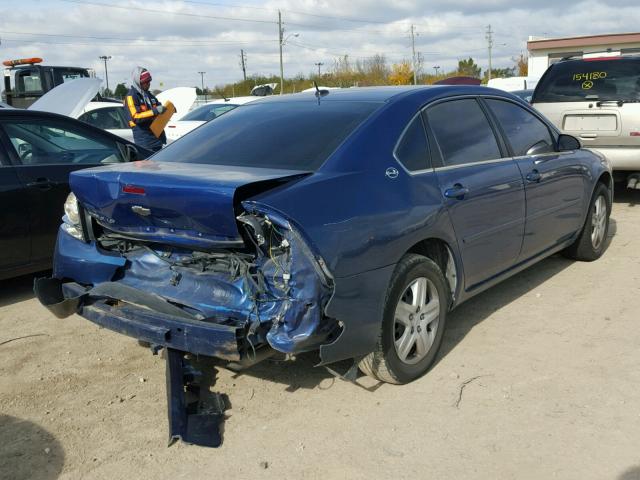 2G1WB58K769342365 - 2006 CHEVROLET IMPALA LS BLUE photo 4