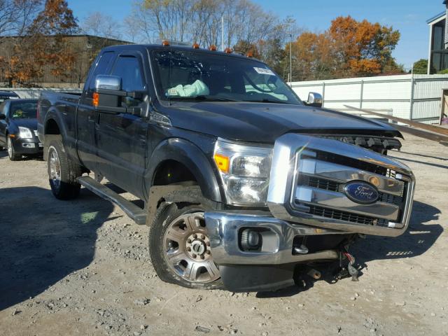 1FT8X3B66DEB83673 - 2013 FORD F350 SUPER BLACK photo 1