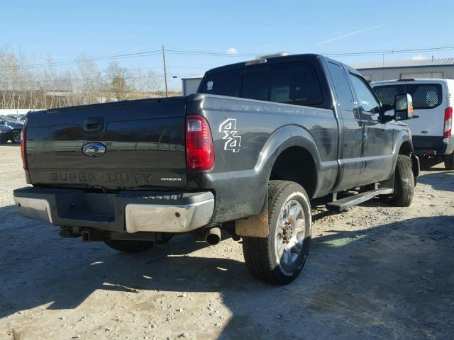 1FT8X3B66DEB83673 - 2013 FORD F350 SUPER BLACK photo 4