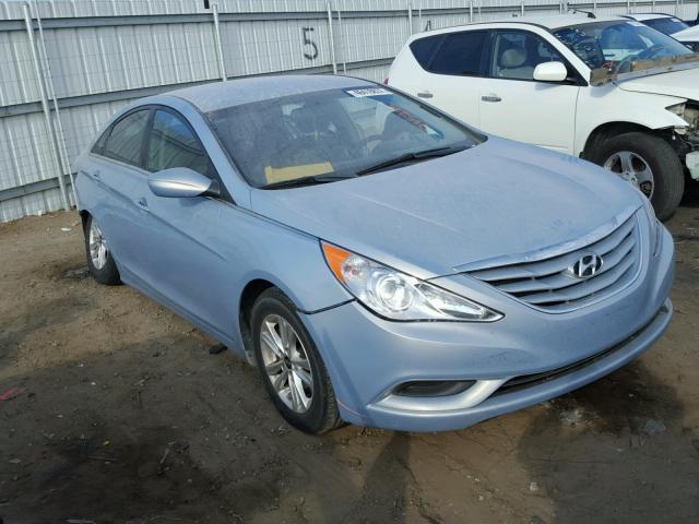 5NPEB4AC5DH680504 - 2013 HYUNDAI SONATA GLS BLUE photo 1